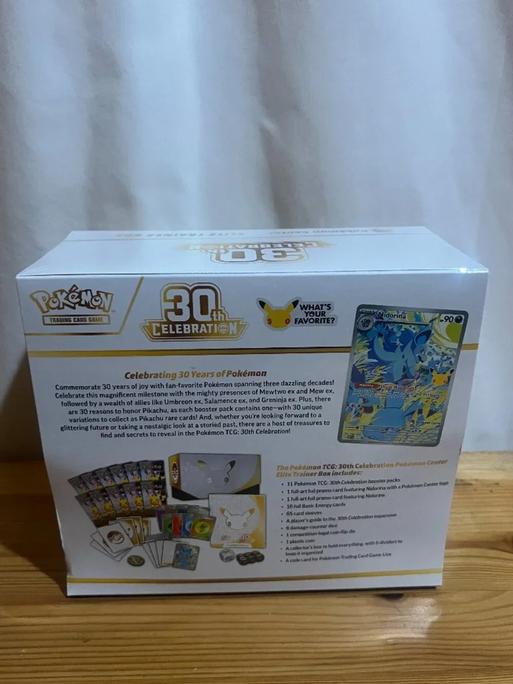 Pokémon TCG: 30th Celebration Pokémon Center Elite Trainer Box Brand New Sealed